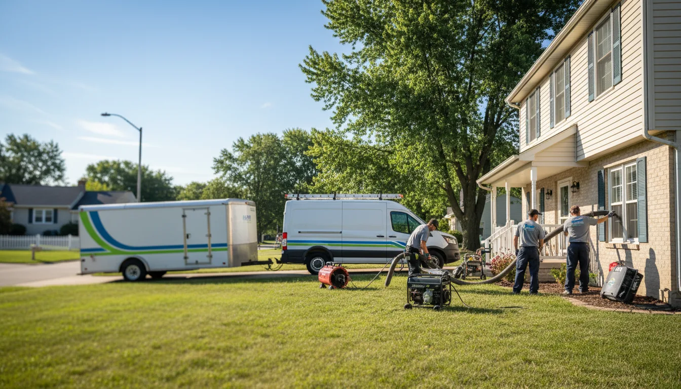 Flooded Basement Restoration And Cleanup With Repair in North Newton, KS near me